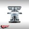 Service Caster 4" Stainless Steel Double Pedal Floor Truck Lck w/Top Plate SCC-SSFL400DP - alternate 4